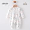 All-Season Pure Cotton Baby Rompers: Boneless Design for Newborns, Boys & Girls