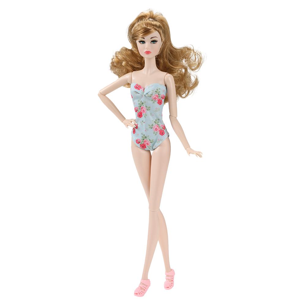Кукла-супермодель 32 см в модной одежде для купания, 1/6 BJD, шарнирная, с белой и черной кожей, красивым макияжем, игрушка для переодевания DIY