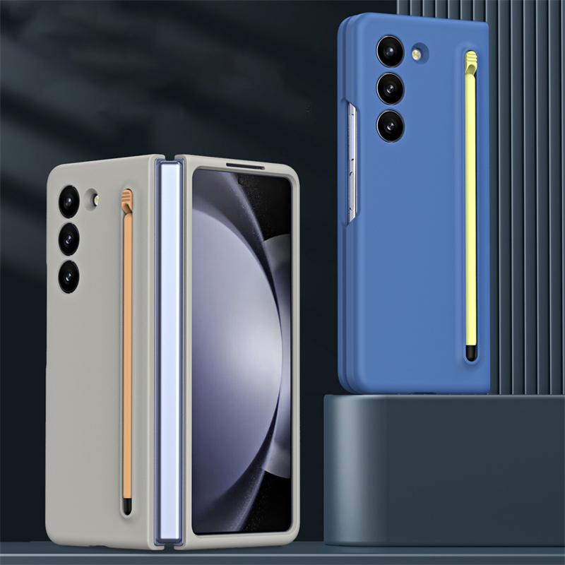 For Samsung Galaxy Z Fold 8 Ultra / 7 6 5 4 3 360 Full Screen Protector Tempered Film Hard PC Folding Cover With Stylus Pen Case