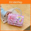 Rainbow Pony Trendy Cartoon Wallet Stylish Lightweight Crossbody Bag For Girls Preschool