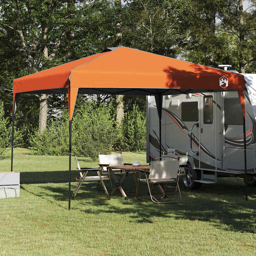 Pop up Gazebo Tent Orange 290 x 290 x 251 cm Fabric