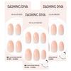 Dashing Diva Магические накладные ногти Миндальный Нюд Глянцевые 3 шт.