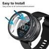 Smooth Silicone Watch Band & TPU Full Cover Soft Case for Amazfit Active Max Secure Buckle Sport Strap Set