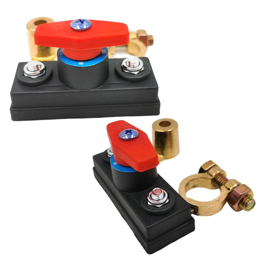 12V 24V Power Cut Off Switch Brass Terminal Master Power Switch For Cars Truck RV Boat Trailer