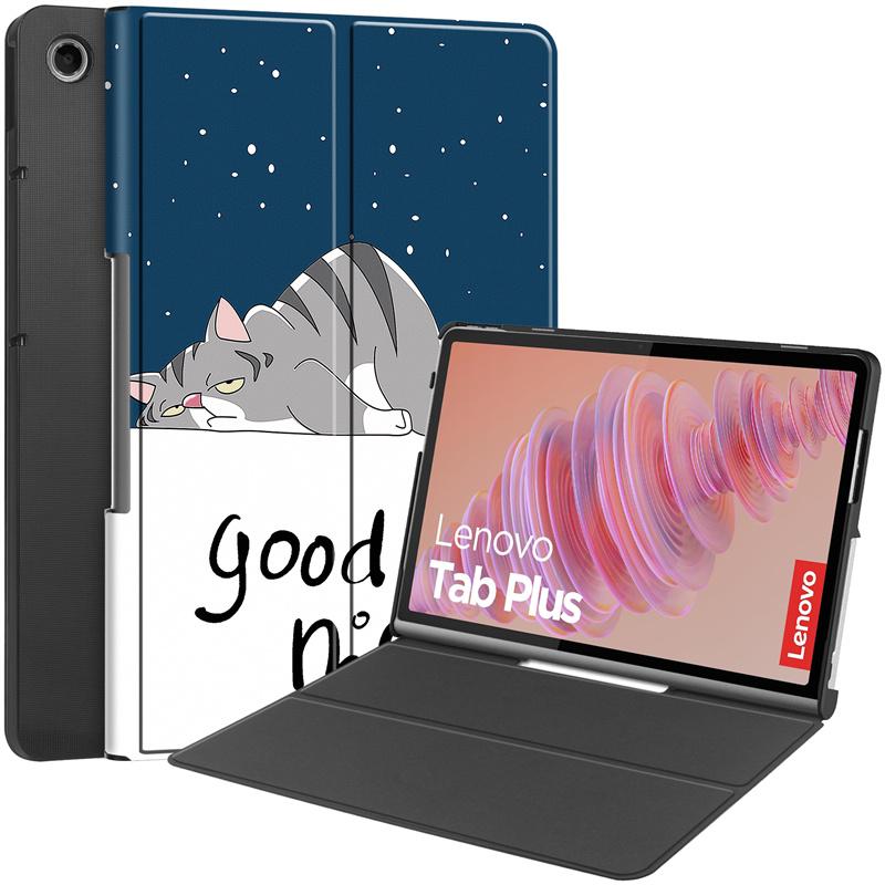Чехол для Lenovo Tab Plus 2024 11,5" с симпатичным рисунком из искусственной кожи, откидная подставка для Lenovo tb351fu Xiaoxin Pad Studio, чехол для детей