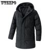 Mid-length Down Jacket for Men Simple Large-sized Cotton-padded Jacket for Men Casual Versatile and Warm Cotton-padded Jacket for Winter