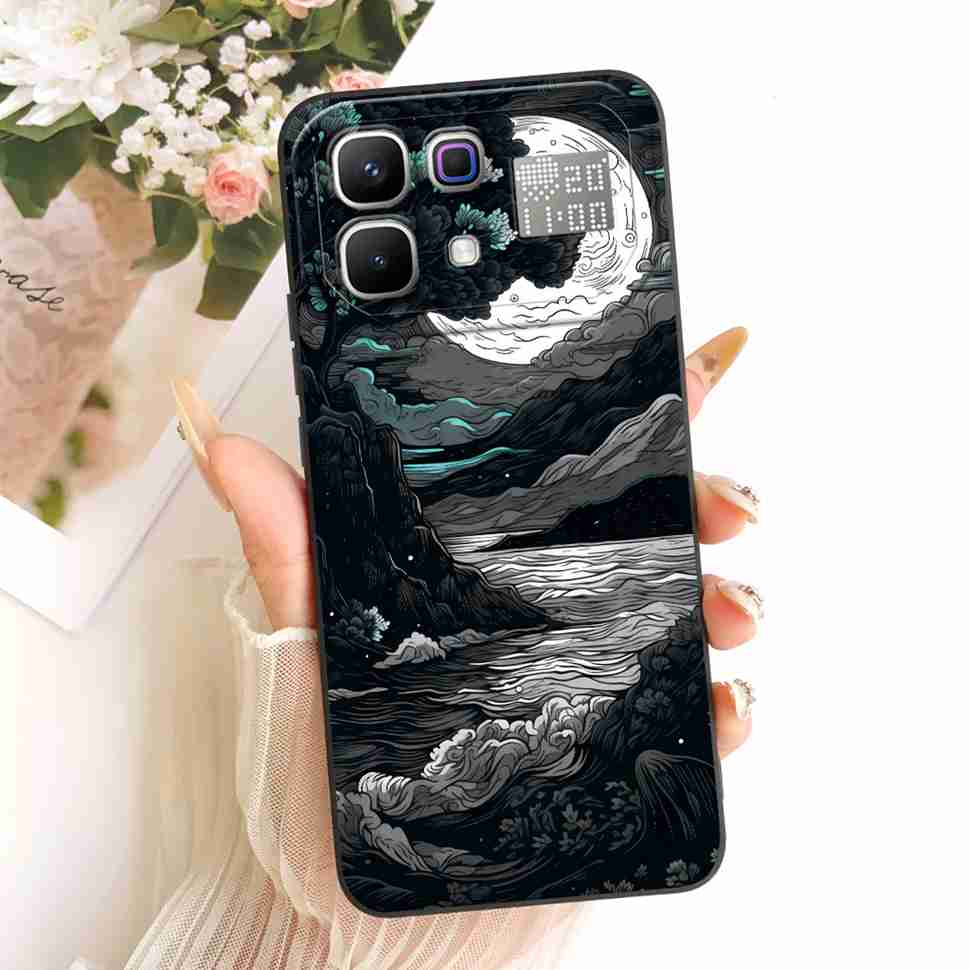 New For Infinix Note 60 Pro 5G X6878 Case Paint Cat Flowers Silicone Cover For Infinix Note 60 5G 6.78" X6879 Phone Cases Bumper