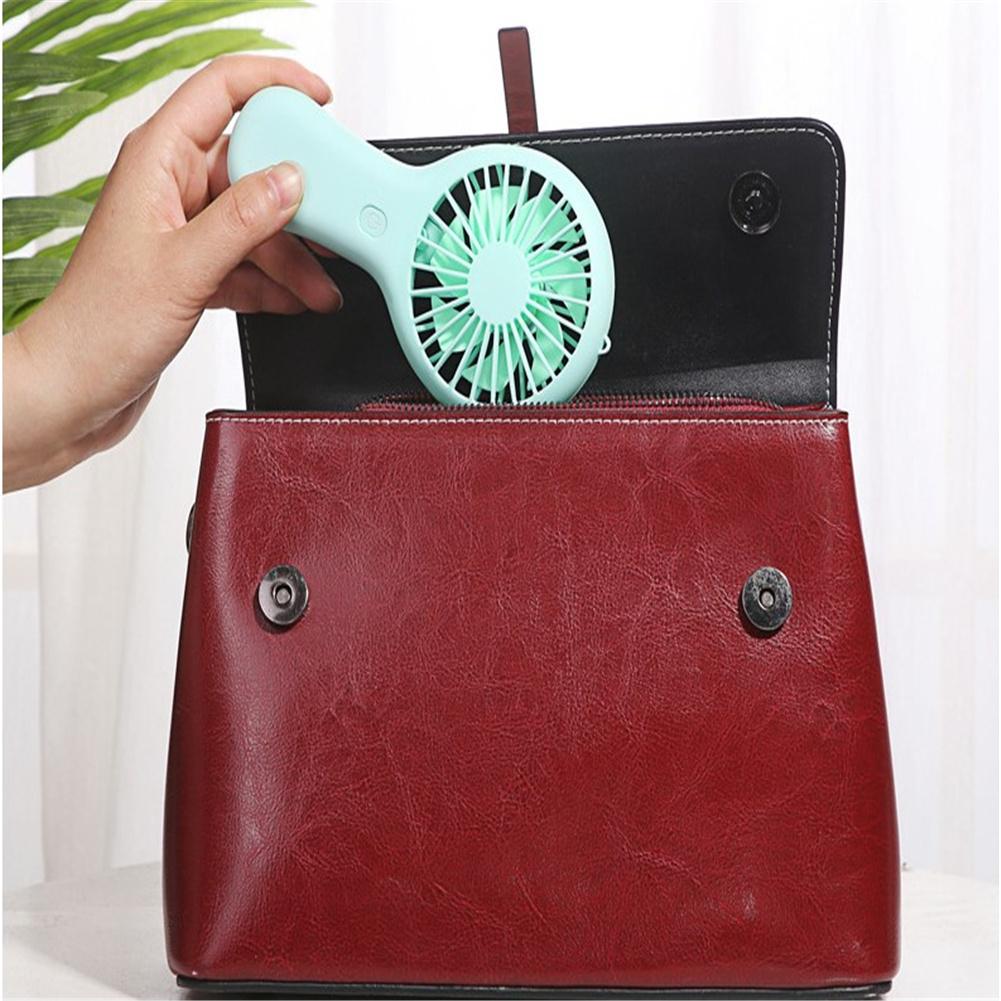 Portable Usb Mini Fan With 3 Adjustable Speeds Handheld Ultra-quiet Student Office Cute Cooling Fans
