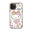 HK3 Hello Kitty Cartoon Black Sofe Case for iPhone 16 15 Plus 14 13 Pro 8 SE XR XS Max P30 Nova 5T Y5P Y6 Y7 Y8P Y9 Realme C30 C33 C31 VIVO Y36 V27