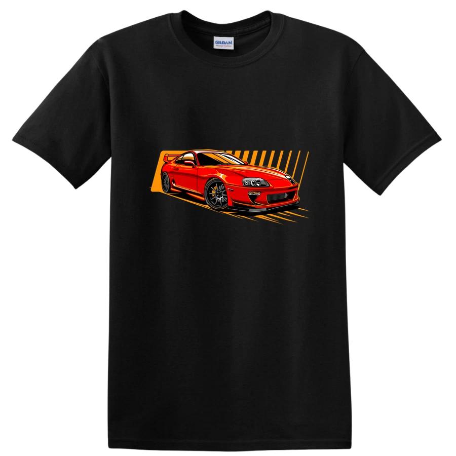 Red Sports Car Graphic T Shirt Cool Car Lover Tee Motor Enthusiast Automotive