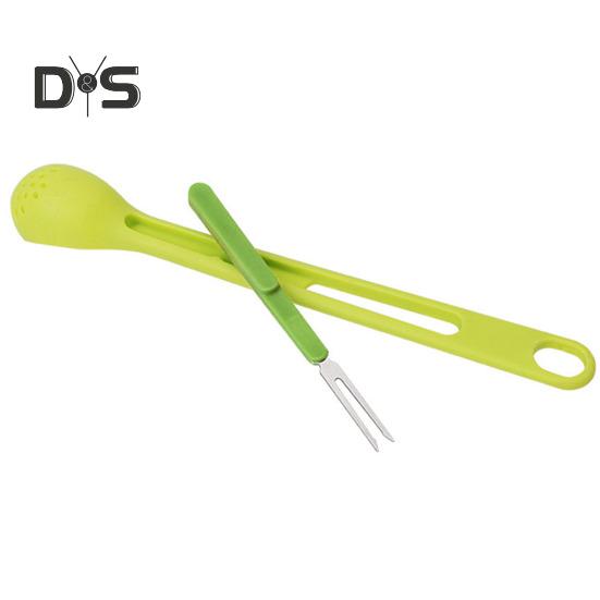 1 комплект дуршлага с защитой от царапин, прочный полый дуршлаг с длинной ручкой для соуса