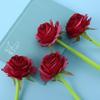 1Pc  Rose Flower Silicone Gel Pen Simulation Valentine's Day Gift Sign Water Pens Student Office School Writing Stationery