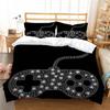 Комплекты постельного белья, домашний текстиль, комплект пододеяльников с 3D геймерской печатью, черный фон, роскошный комплект постельного белья, высокое качество