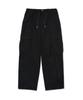 AOTT Single-Pleat Wide Cargo Pants Black