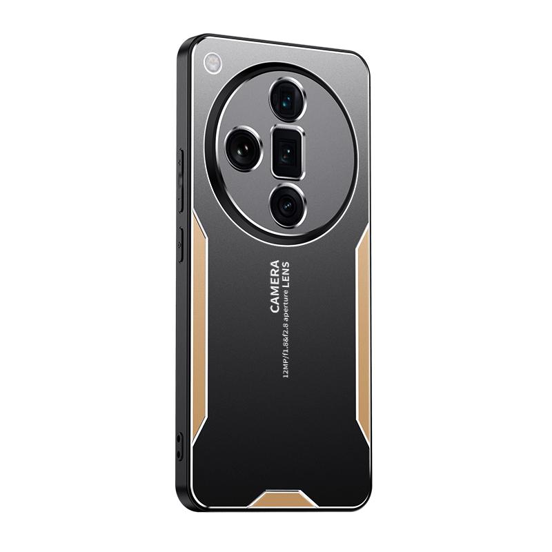 Для OPPO Find X7 Чехол Металлический Алюминиевый Чехол Защитный Линзы Frost Чехол Для OPPO Find X7 Предотвращает Отпечатки Пальцев Металл+ТПУ