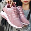 Women Sport Shoes Fashion Platform  Ladies Flats Running Shoes Thick Bottom Inner Height Increase Women's Sneakers Single Shoes