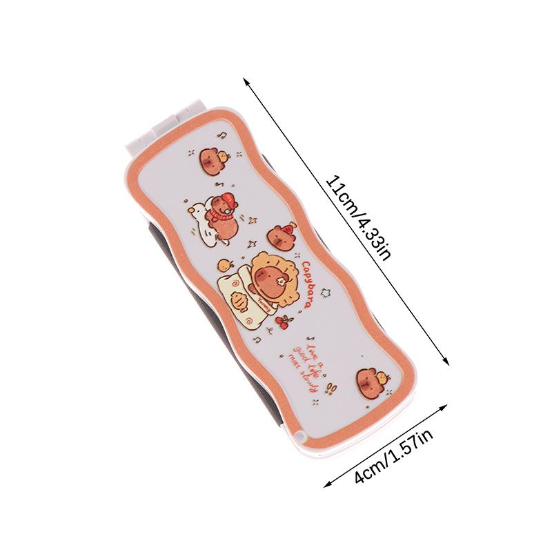 Мини-щетка для волос, складная массажная расческа, массаж головы, антистатическая портативная дорожная щетка для волос, расчески для волос для девочек с зеркалом