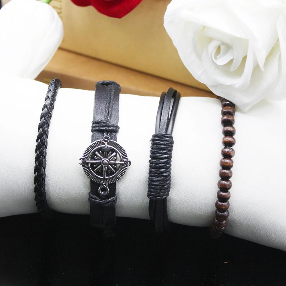 Набор из 5 предметов, роскошные мужские часы, элегантные, с двойным календарем, водонепроницаемые, с браслетом в коробке, спортивные мужские часы для движения