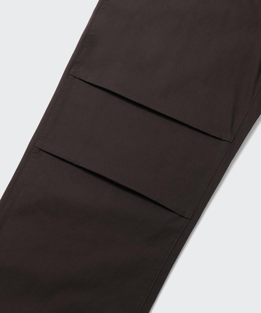 MUSINSA STANDARD Cotton Parachute Pants [Dark Brown]