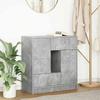 VidaXL Buffet with Drawers and Doors Concrete Grey 70.5x34x74.5 Cm, Storage Furniture, Buffet Cabinet, Entrance Furniture, 861844