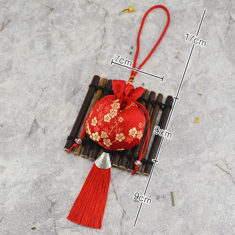 Ancient Style Lavender & Mugwort Sachet - Dragon Boat Festival Mosquito Repellent Pouch