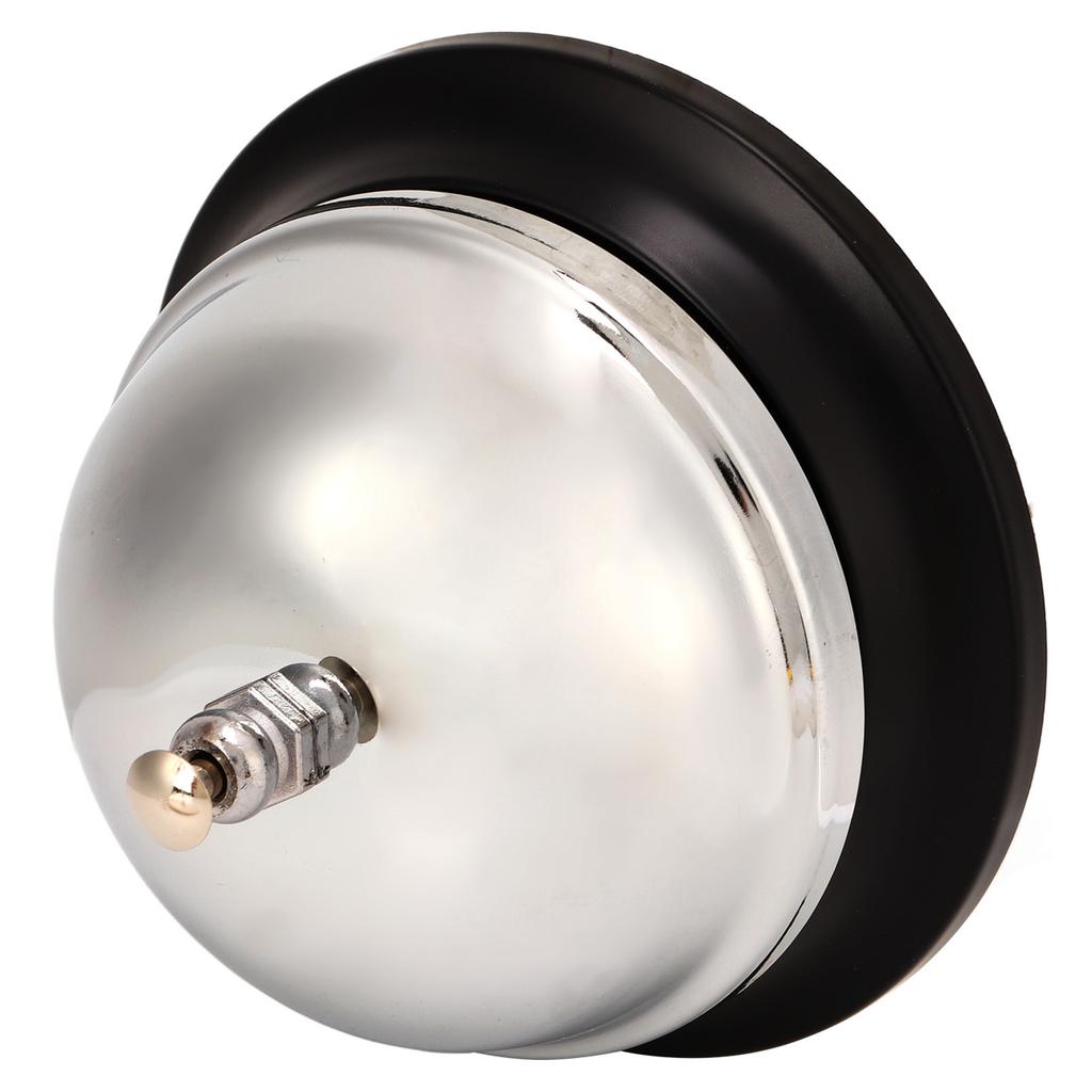 Настольный звонок Четкие мелодии звонка Хромированный полированный сплав Офисный звонок Компактная структура Звонок Кухонный звонок