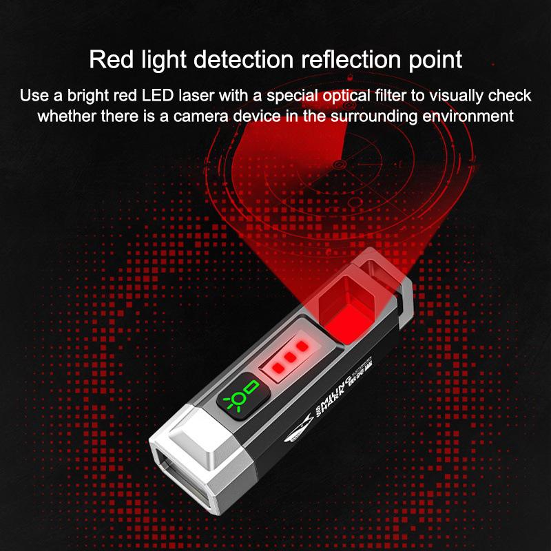 Rechargeable Mini Pocket Flashlight with Anti-sneak LED Light for Hiking Safety and Outdoor Adventure