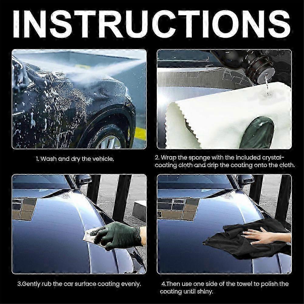 Graphene Ceramic Coating UV Glow Car Paint Care Anti Scratch Hydrophobic Paint Protection Graphene Glass Plated Car Polish