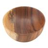 Wooden Salad Bowl Solid Acacia Wood Bowls for Salad Soup Rice Home Kitchen Utensils