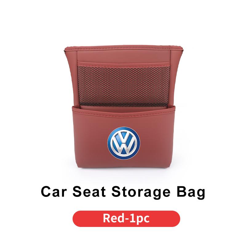Large Capacity Car Center Console Seat Storage Bag For VW GTI Golf Tiguan Jetta T-ROC Touareg Touran Sharan Beetle GTD GTEPC2