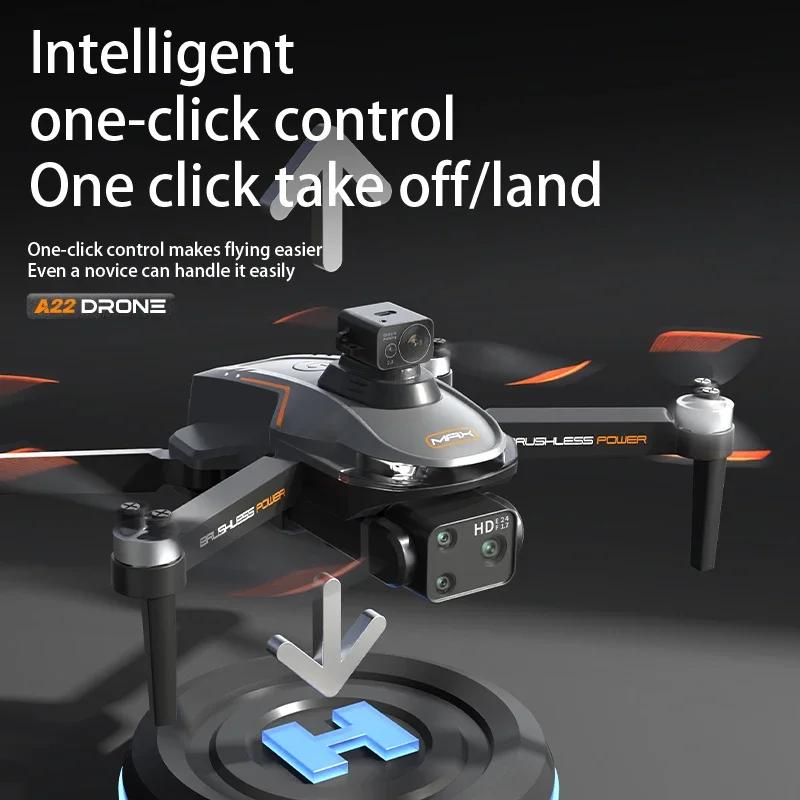 2024 Новый A22 Pro GPS Дрон 8K HD ESC Камера Бесщеточный HD RC Самолет 5G WIFI FPV 360° Лазерный Дрон для Избежания Препятствий Игрушка
