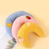 1PC Little Pillow for Cats, Ultra Soft Fluffy Pet Calming Toy Half Donut Cuddler for Joint Relief Sleeping Improve