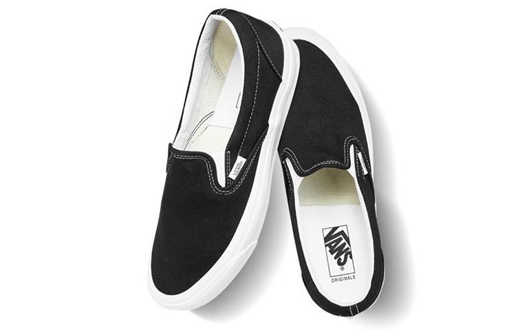 Men's Sneakers Vans Vault OG Classic Slip-On LX Canvas Black White Canvas/Black/True White