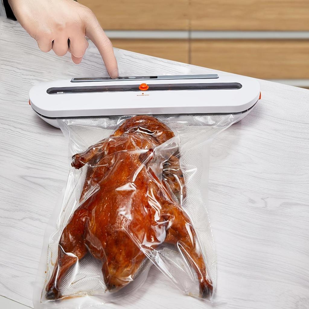 Бытовая вакуумная упаковка, кухонная автоматическая машина для запечатывания пищевых продуктов, упаковочная пластиковая компрессионная вакуумная насосная машина
