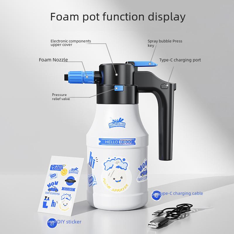 2л распылитель пены для мойки автомобиля, ручной садовый распылитель, пистолет для пены для мойки под давлением, лейка для растений и мойки автомобиля