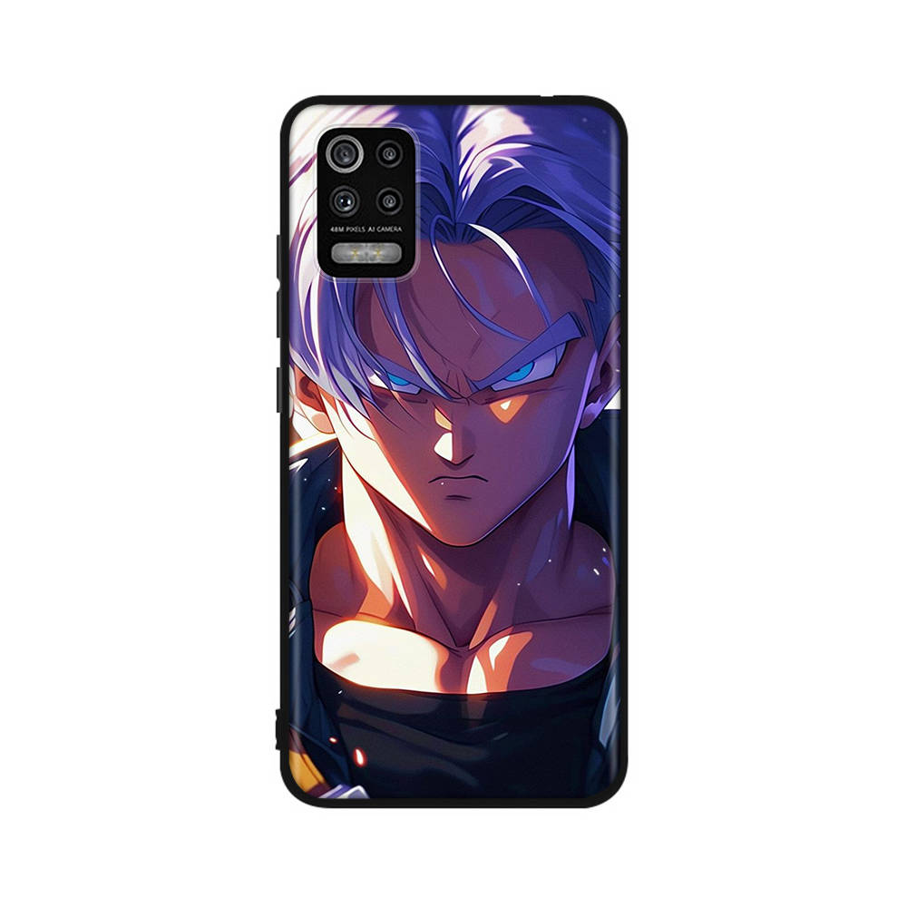 DT44 Dragon Ball Trunks Case for Samsung A04 A14 A23 A34 A54 M23 M33 M52 M53 Realme 10 9 C30S C35 C55 VIVO Y02S Y21 Y33S Y51 X80 Pro Clear Cover