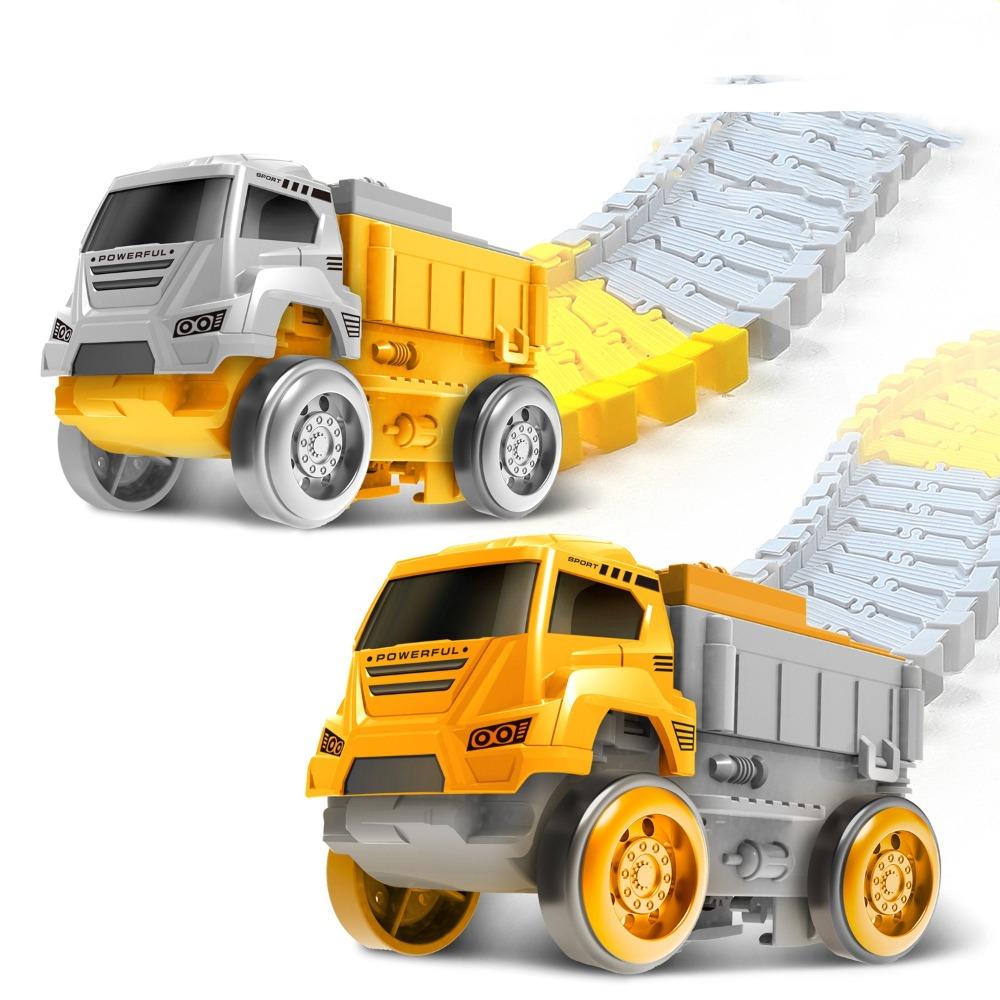 Puzzle Toys Electric Track Toy Climbing Track Kids Car Engineering Birthday Gift