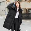 Пуховик женский 2025 новый корейский хлопковый жакет средней длины пуховик большого размера свободный утолщенный осенне-зимний жакет