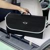 Car Soft Felt Storage Bag Organizer Car Foldable Trunk Bag Car Accessories For BMW Mini Cooper F54 F55 F56 R56 R60 SONE Roadster Clubman Coupe
