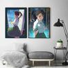 Canvas Painting Anime Girl Suzume No Tojimari Poster Aesthetics Wall Art Mural Cartoon Manga Cover Room Decor