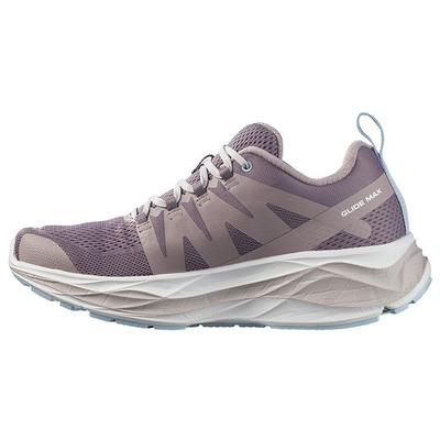 Phantasm Удобная Ткань Кожа Нескользящие Износостойкие Дышащие Низкие Повседневные Кроссовки для Бега Женские кроссовки Коричневый Фиолетовый 417688