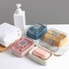 Bathroom Accessories Double Layer With Cover Shampoo Boxes Soap Holder Travel Soap Box Soap Dish