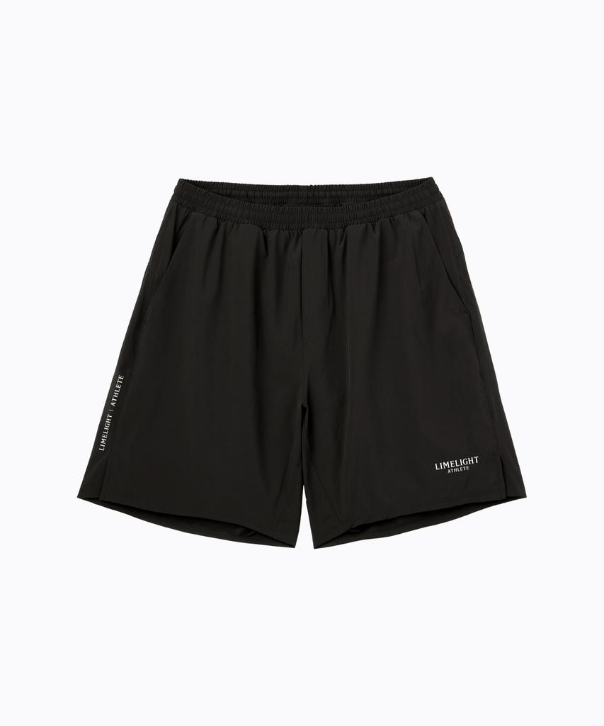 LIMELIGHT APPAREL Athlete Small Logo Liner Shorts (Black/White)
