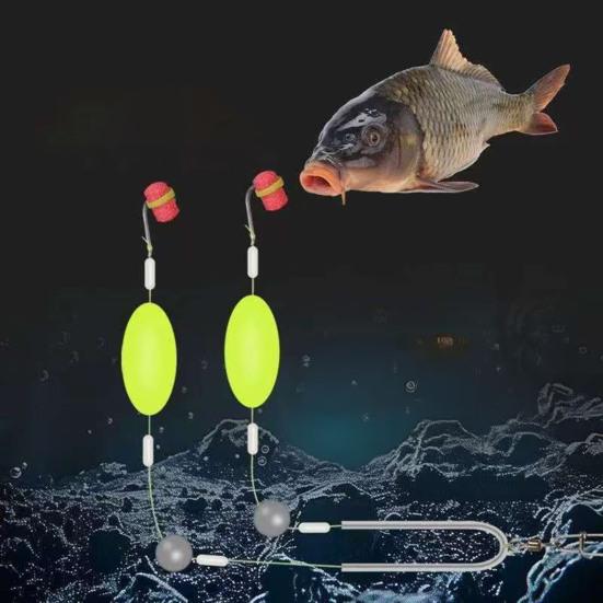 5 шт. двойные обратные крючки рыболовная оснастка плавный литье анти-запутывание устойчивый к зацепам раздельный крючок оснастка пресноводная соленая вода джиггинг рыболовные принадлежности