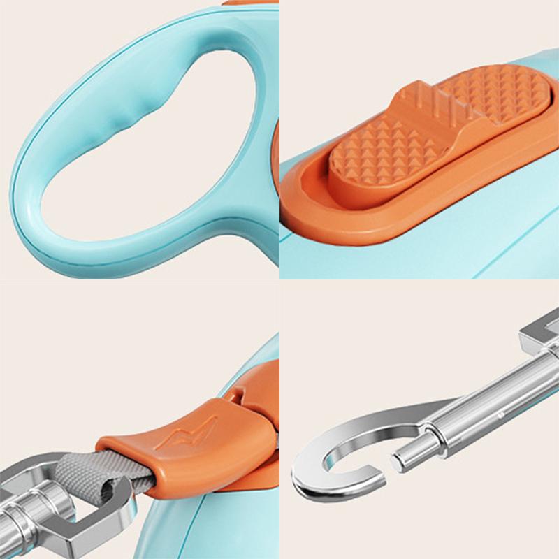 Automatic Retractable Pet Leash 3M Reflective Durable Dog Cat Lead with Comfy Handle for Small Medium Pets Outdoor Safety