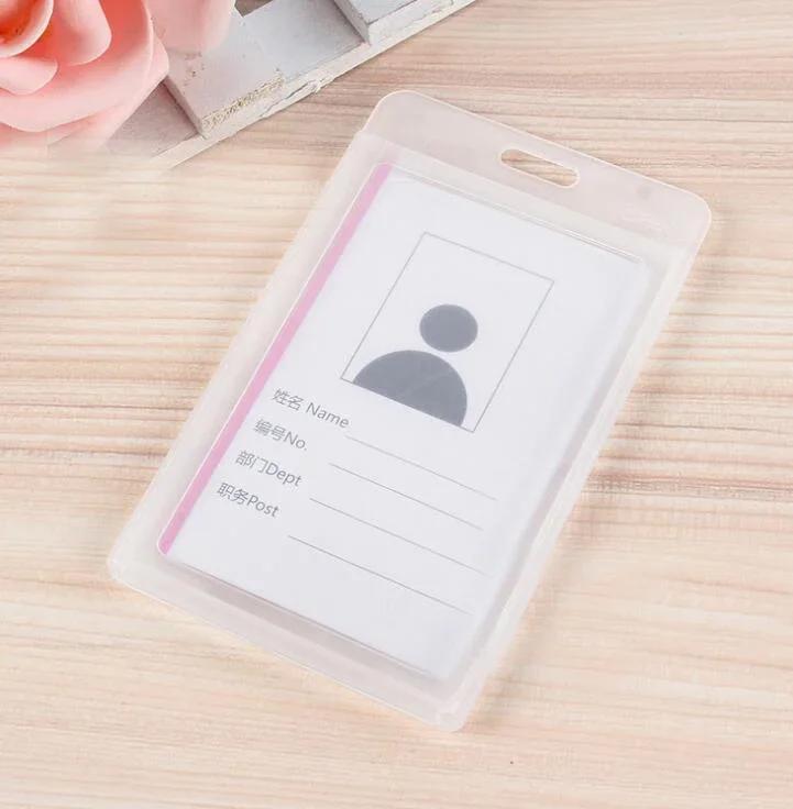 Прозрачный пластиковый чехол для ID-карты врача, медсестры, значка, держатель для значка с вытяжным шнуром, чехол, защитный чехол