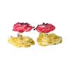 Colorful Flower Earrings Classic Romantic Earrings Bowknot Dangle Earrings Korean Style Accessories