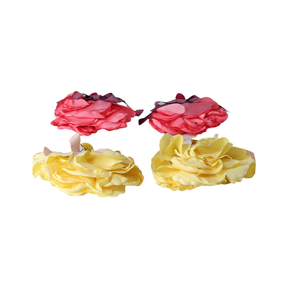 Colorful Flower Earrings Classic Romantic Earrings Bowknot Dangle Earrings Korean Style Accessories