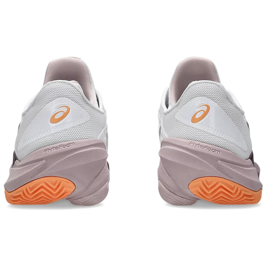Asics Court FF 3 Удобные Мягкие Амортизирующие Прочные Поддерживающие Низкие Теннисные Кроссовки Женские кроссовки Белые Розовые 1042A221-104