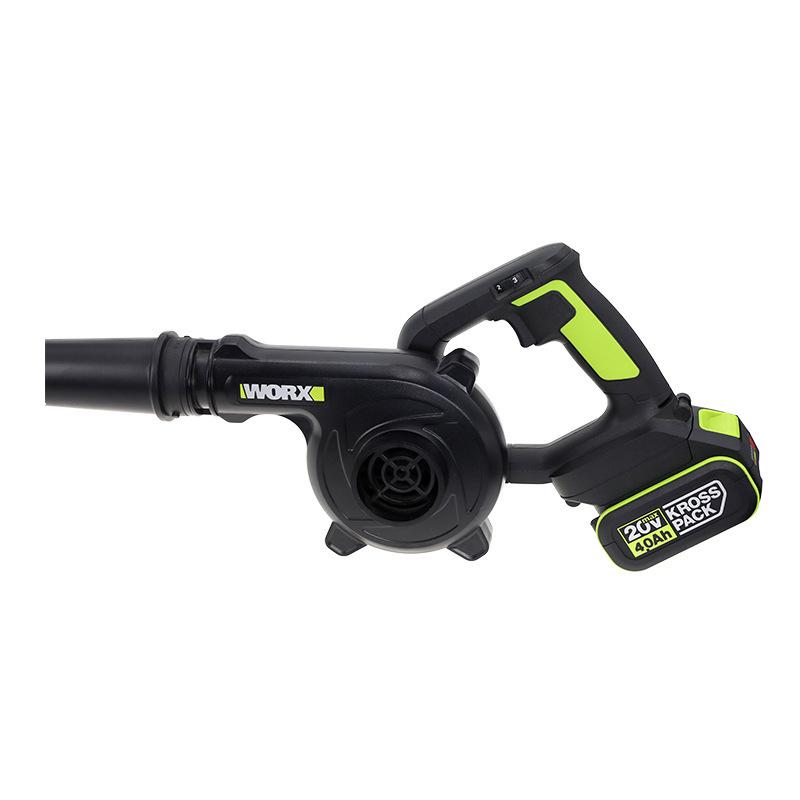Воздуходувка Worx WU230S с литий-ионным аккумулятором для уборки пыли и золы с зарядным устройством